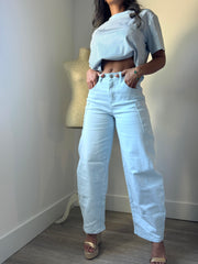Barrel blue jeans