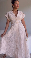 Élodie Lace Midi Dress
