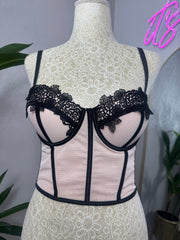 Corset con transparencia