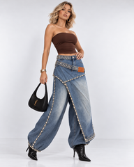 Dimond denim pants