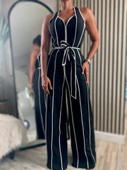 Jumpsuit Black & white