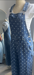 Polka Denim Overall