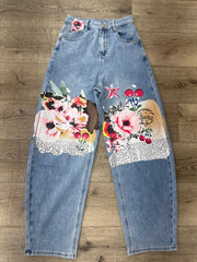 Summer denim jeans