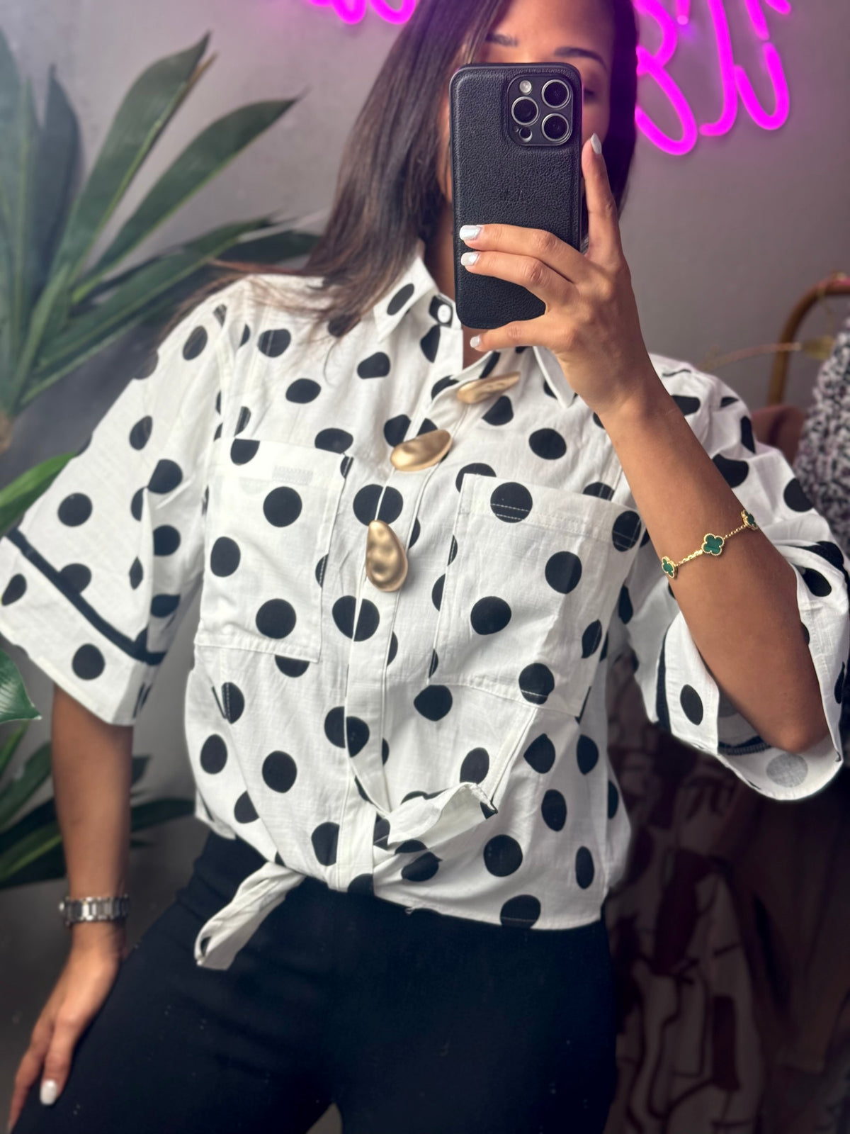 Blusa en lunares