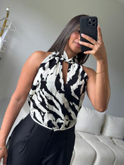 Blusa print zebra