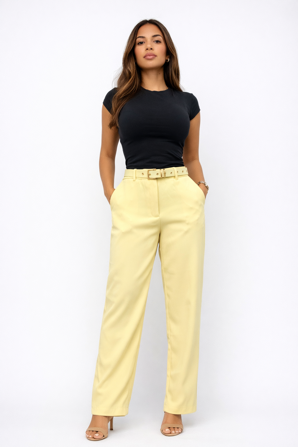 Butter yellow pants